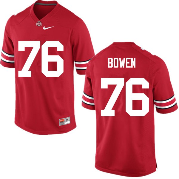 Ohio State Buckeyes #76 Branden Bowen Men Official Jersey Red